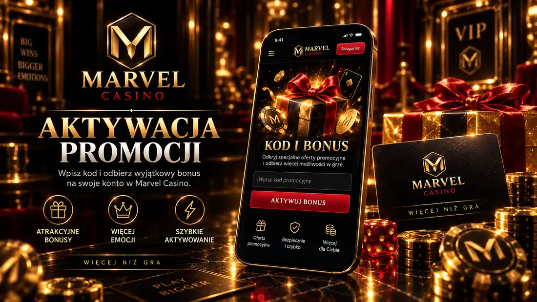 Marvel Casino – Kod promocyjny a bonus powitalny