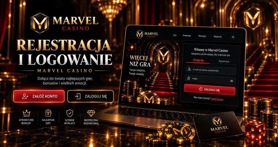 Marvel Casino – Jak zalogować się do Marvel Casino?